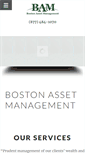 Mobile Screenshot of bostonassetmanagement.com
