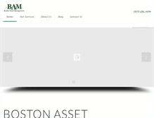 Tablet Screenshot of bostonassetmanagement.com